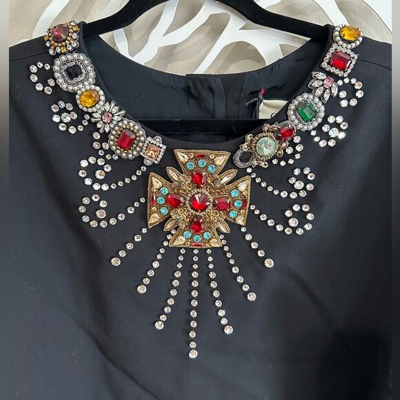 Gucci black wool-crepe gown-damaged - Picture 5 of 16